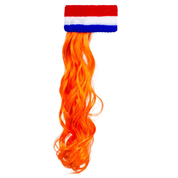 Hoofdband met oranje haar - Afbeelding 2