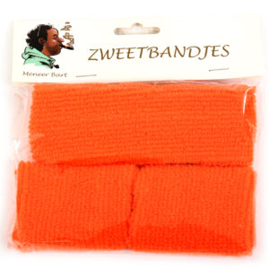 Zweetbandjes oranje