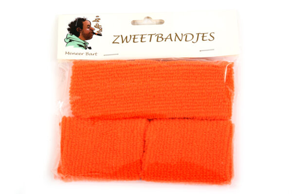 Zweetbandjes oranje