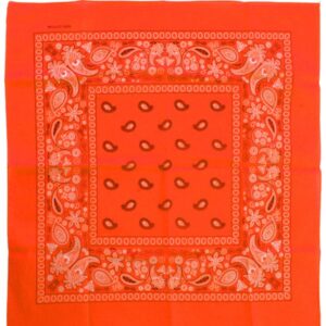 Bandana fluor oranje