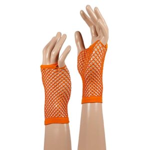 Nethandschoenen kort oranje