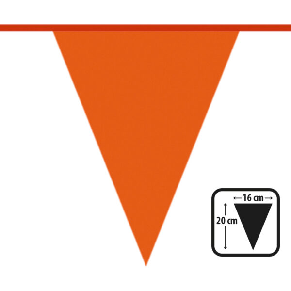 Vlaggenlijn oranje - Afbeelding 2