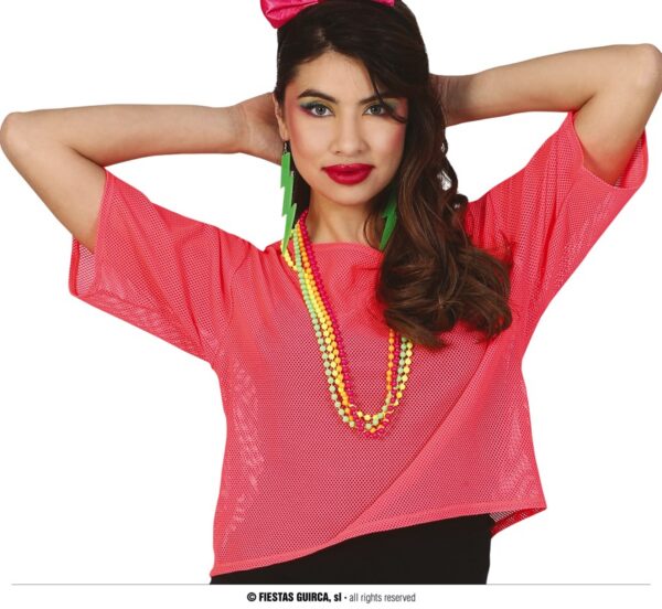 Neon visnet T-shirt