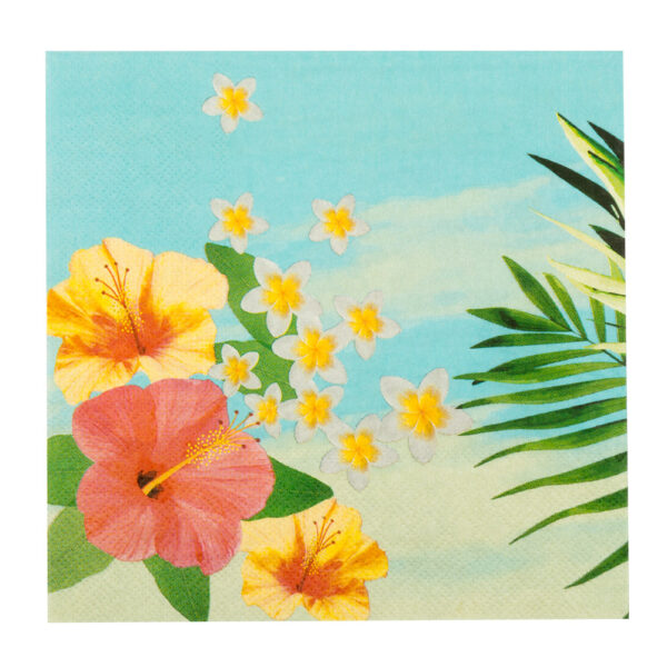 Set 12 Servetten Paradise - Afbeelding 2