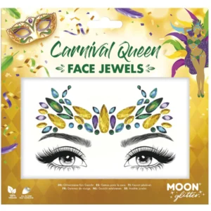 MOON GLITTER FACE JEWELS, CARNIVAL QUEEN