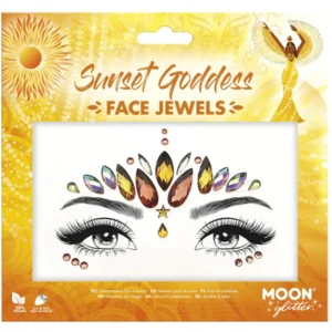 MOON GLITTER FACE JEWELS, SUNSET GODDESS