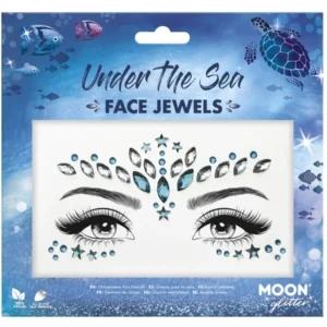 MOON GLITTER FACE JEWELS, UNDER THE SEA