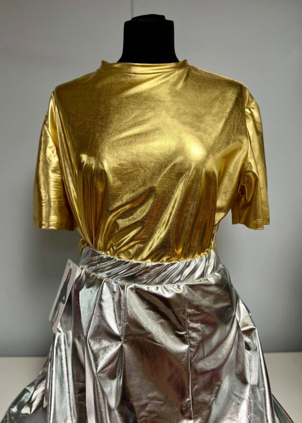 Metallic T-shirt unisex - Afbeelding 4