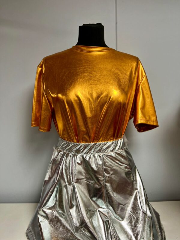Metallic T-shirt unisex - Afbeelding 5