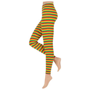 Legging rood/geel/groen