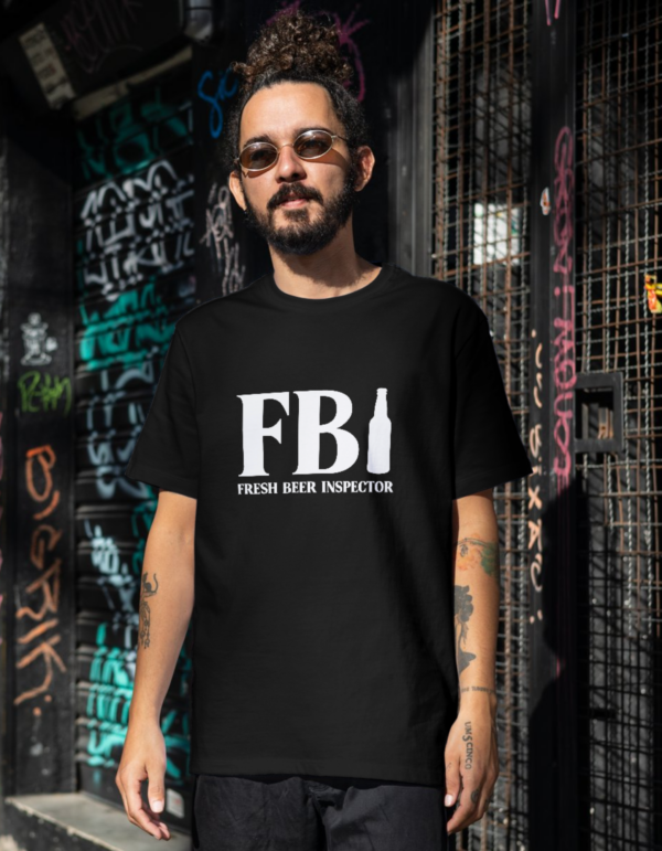 T-shirt carnaval 'FBI' - Afbeelding 2